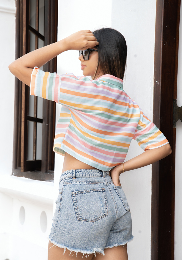 LORELA STRIPE BLOUSE